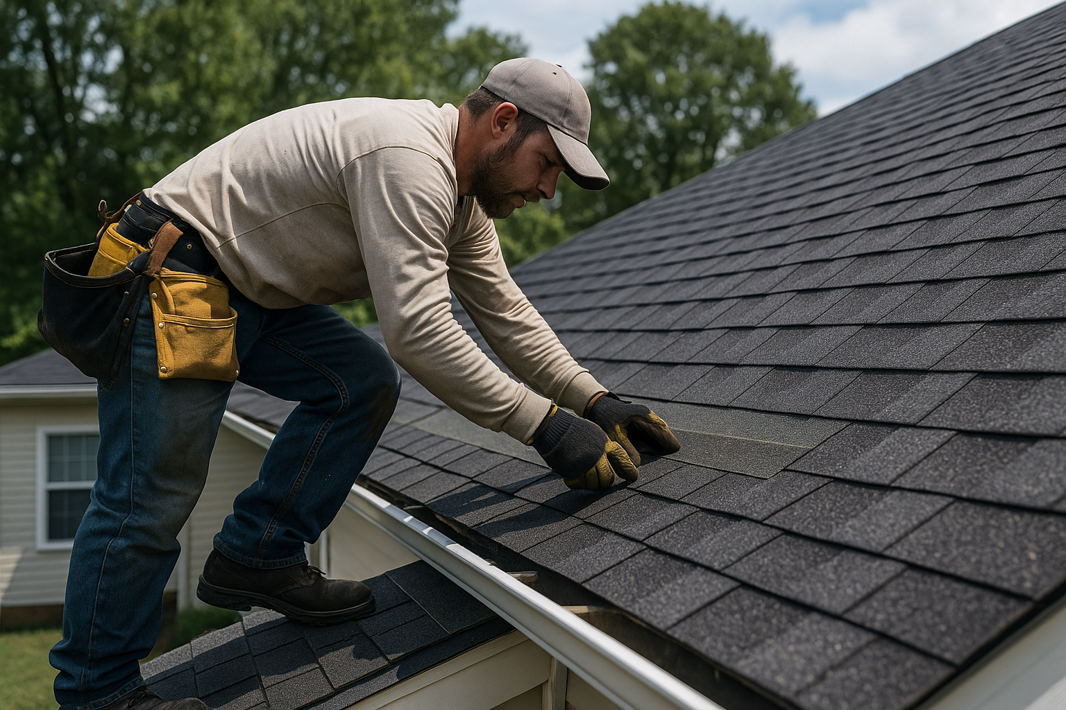 Home protected by a new, durable roof