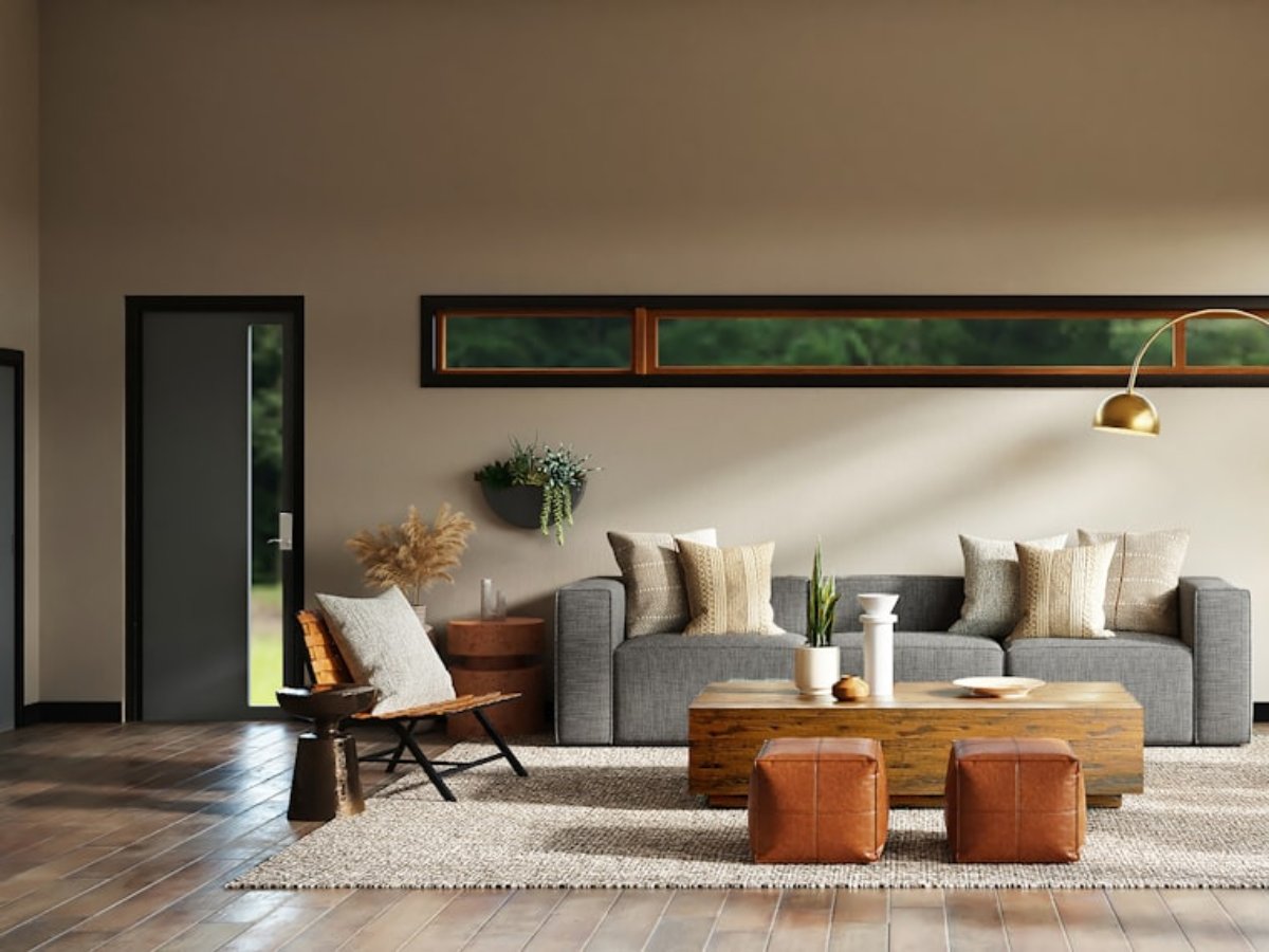 Before and after of a vibrant home transformation