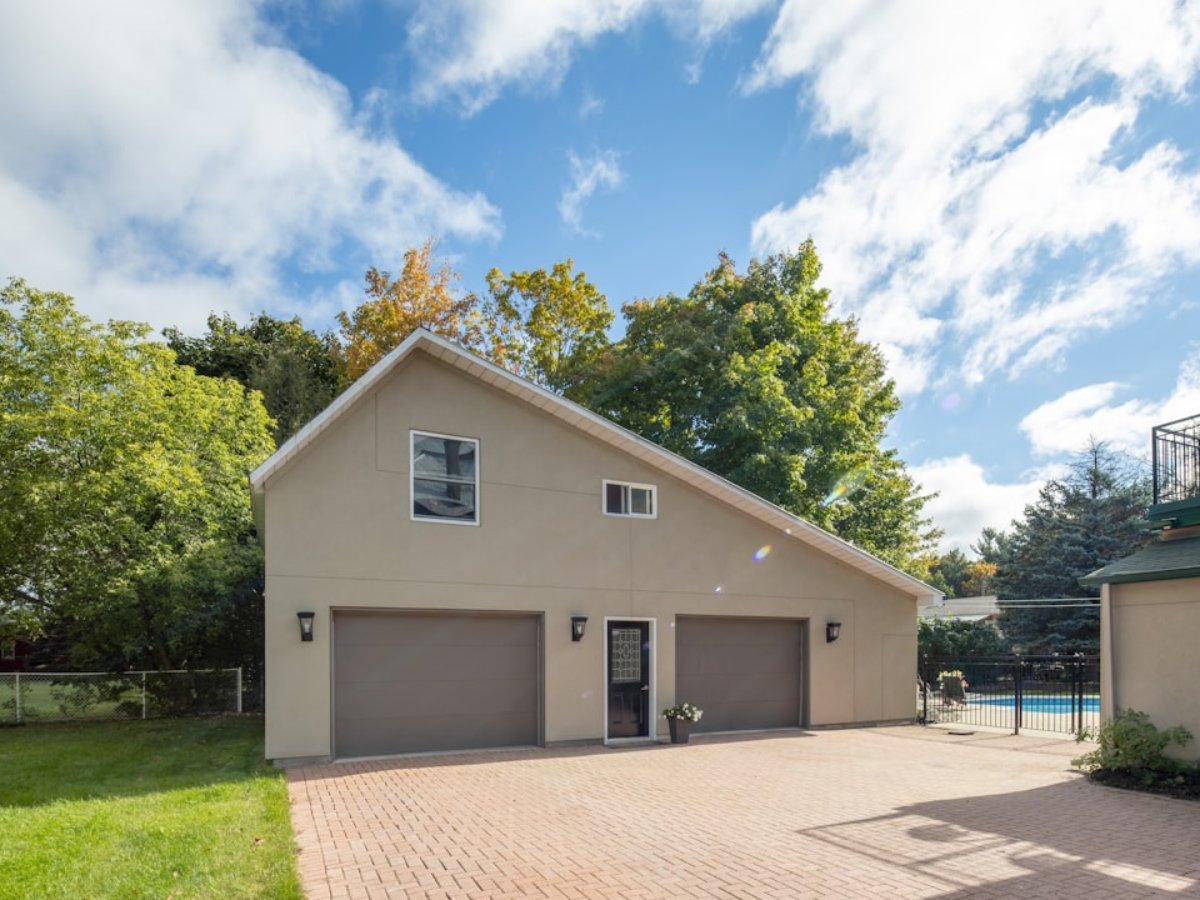 Gallery image of a modern garage door