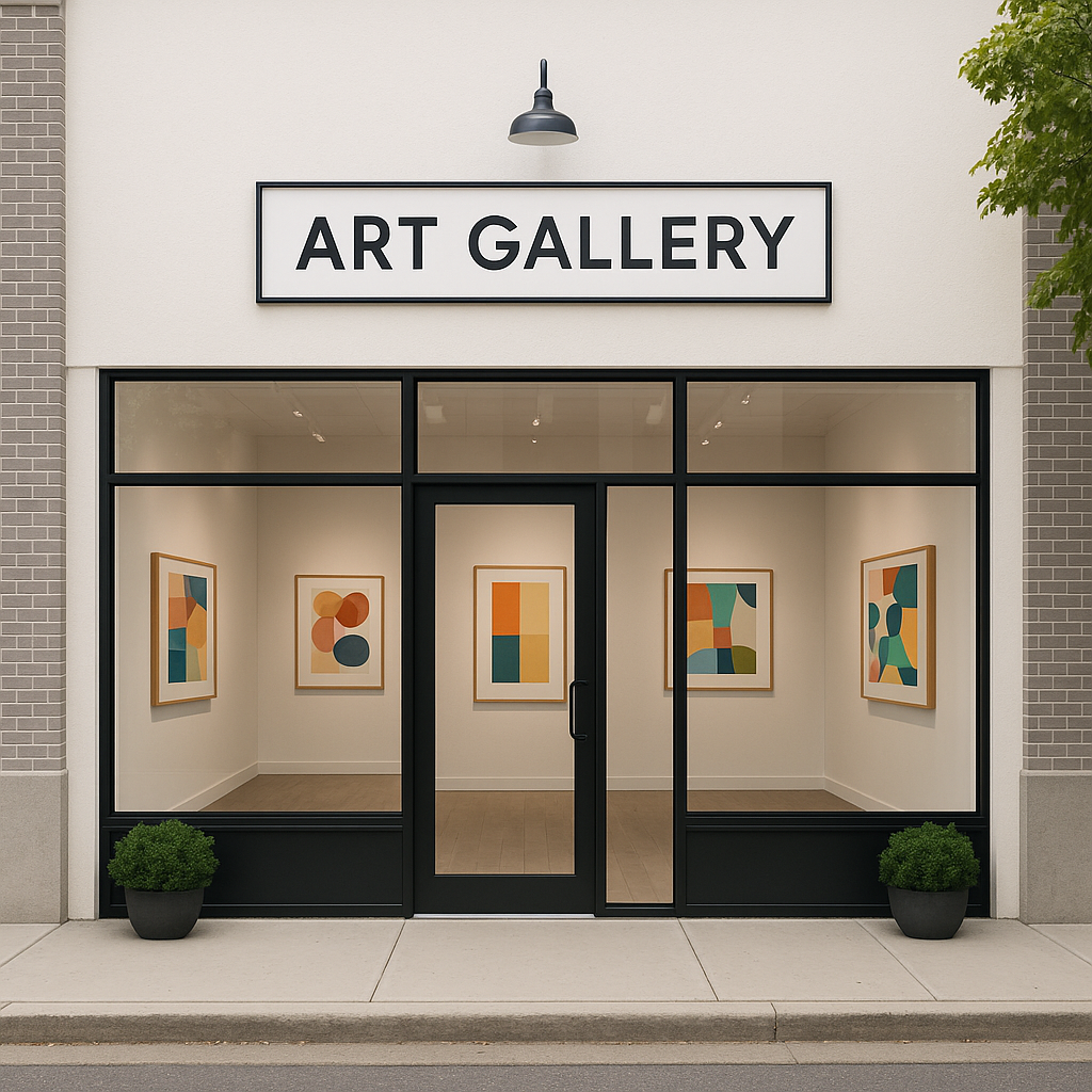 A unique piece of contemporary art showcasing vibrant colors
