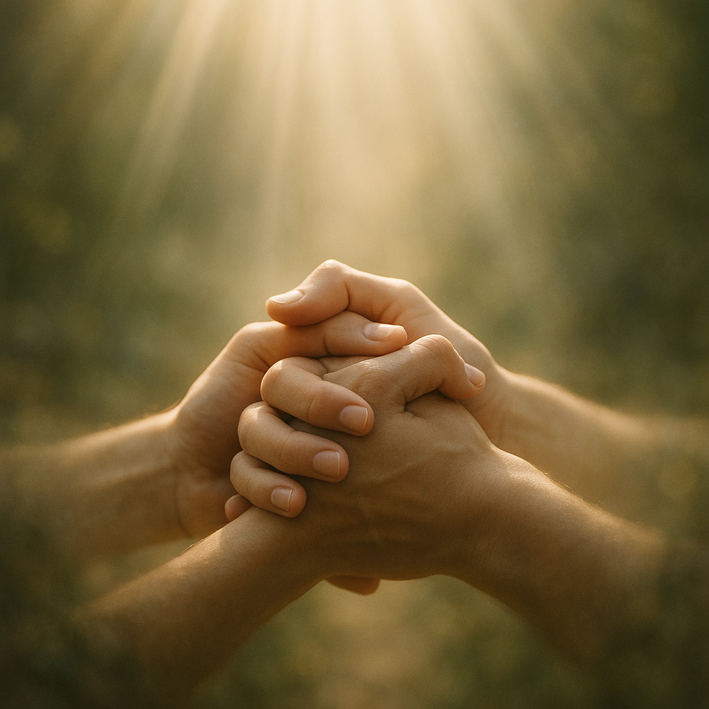 People in a circle sharing spiritual insights