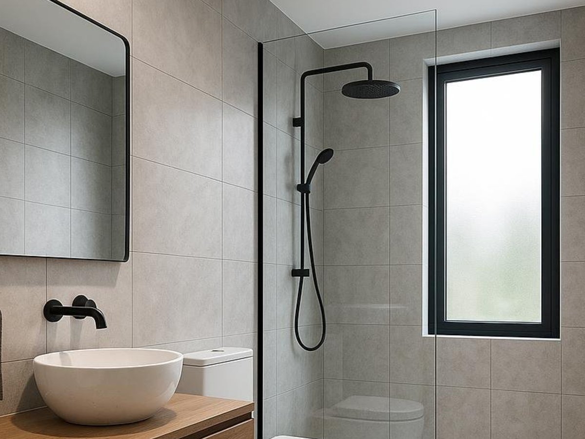 Luxurious bathroom with spa-like features