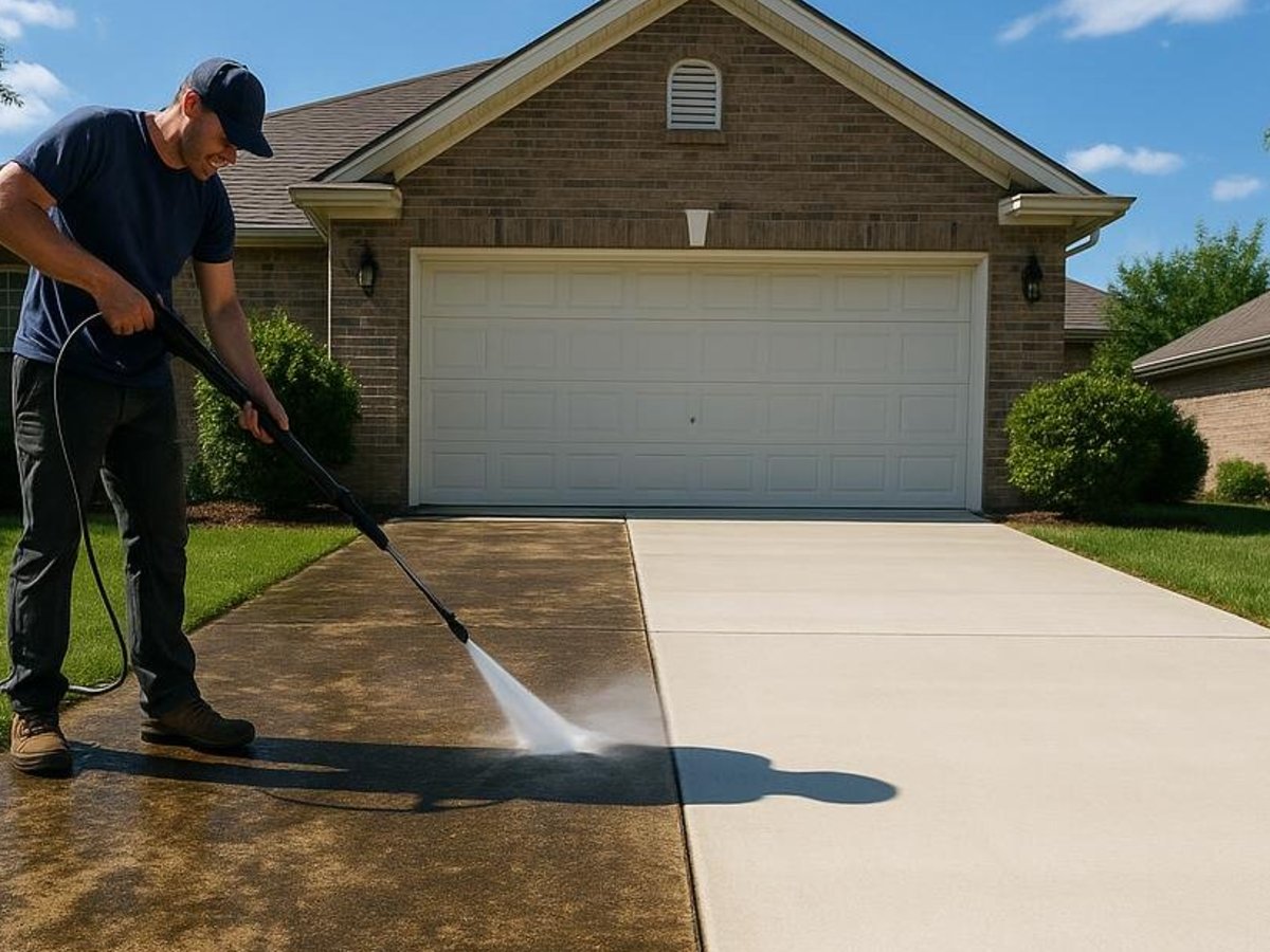 Image of a bright and clean patio area