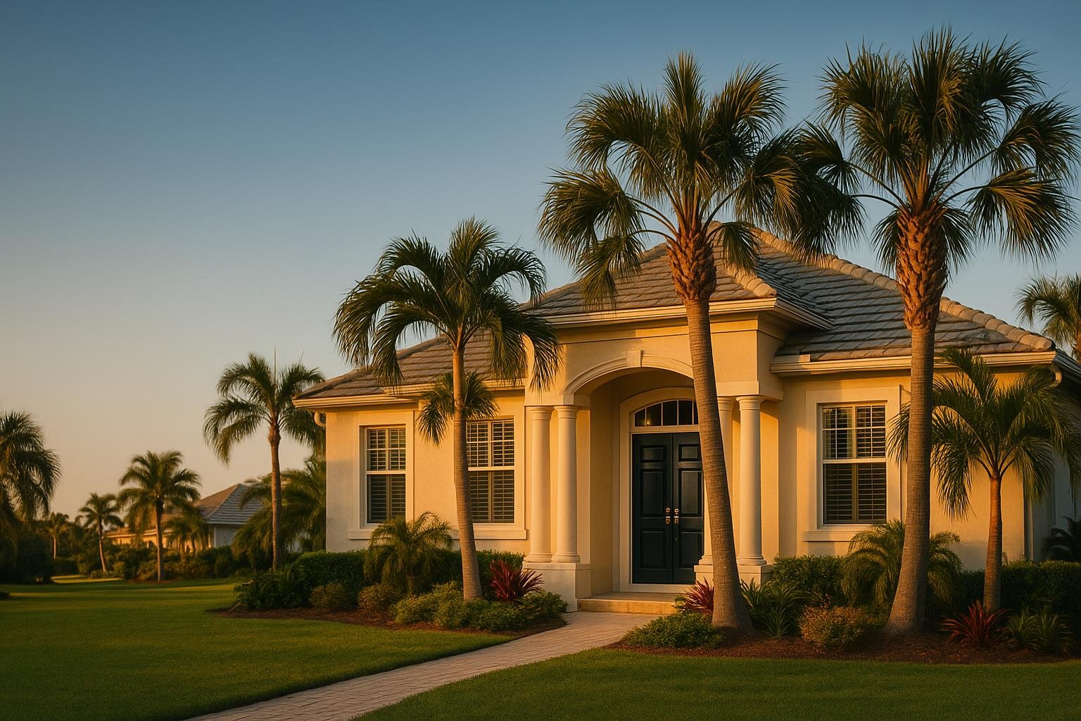 A welcoming home representing affordable mortgage and insurance plans
