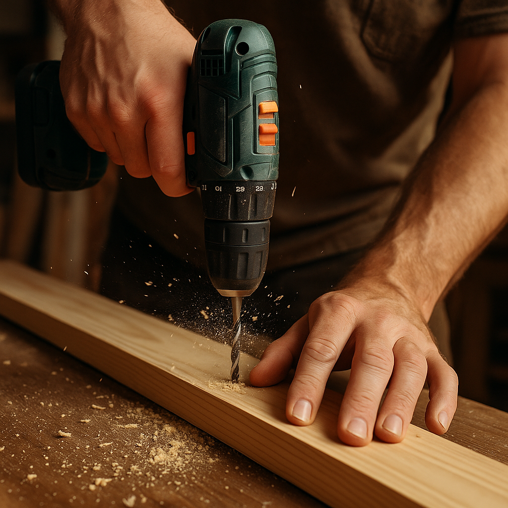 Visual of quality materials and skilled labor in use
